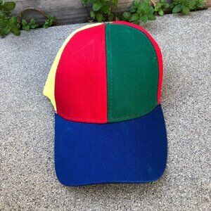 Vintage Baseball Hat Men's Colorful Cap Adjustable 100% Cotton Panels​​​